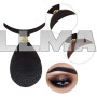 Силіконовий штамп SUNROZ Glittering Eyeshadow To Seal для нанесення тіней Чорний
